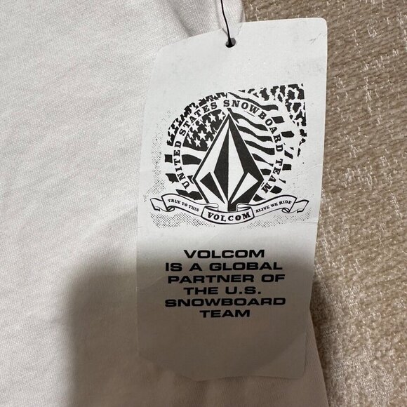 Volcom Womens‎ Size S (4-6) White USST US Snowboard Team Graphic Tee T-Shirt NWT - Picture 8 of 9